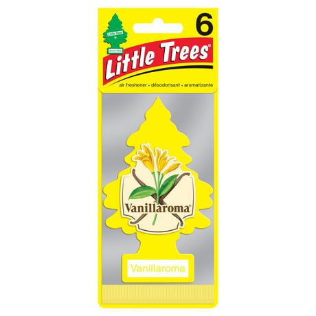 Assainisseur d'air LITTLE TREES Vanillaroma 6-Pack Paq. de 6