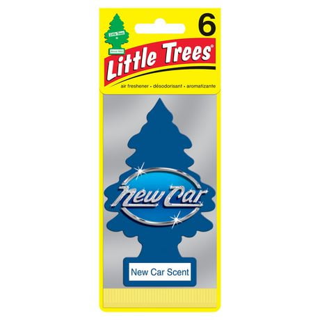 LITTLE TREES air freshener New Car Scent 6-Pack, 6 Pack