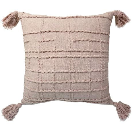 hometrends Lattice Decorative Cushion, 18x18" Pillow