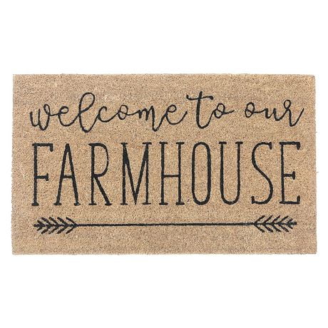 IH Casa Decor Natural Fibers Door Mat Welcome To Our Farmhouse - Walmart.ca