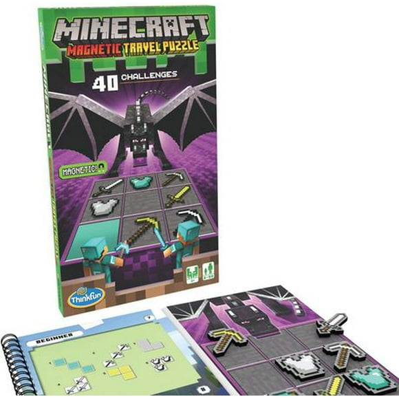 Ravensburger - Minecraft Magnetic Travel Puzzle Game