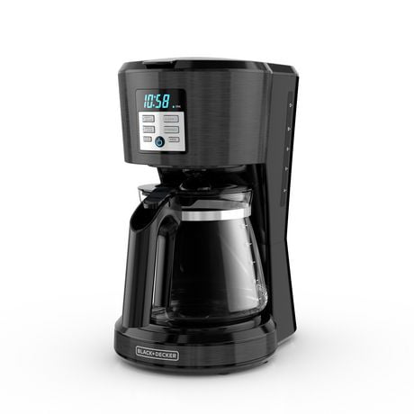 12-Cup Programmable Coffeemaker with Vortex Technology, Design meets flavour