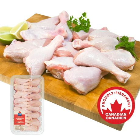 Maple Leaf Chicken Drumsticks, 16 Drumsticks, Value Pack, 1.35 - 2.02 kg