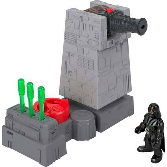 Imaginext STAR WARS Death Star Turret Toy Cannon with Darth Vader Diecast Character Key