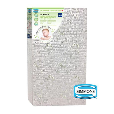 Simmons Natural Touch 2-in-1 Crib Mattress, Luxuriously soft feel