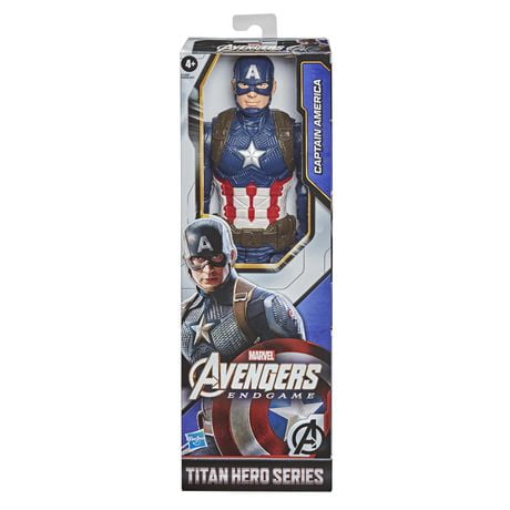 Marvel Avengers Titan Hero Series Collectible 12-Inch Captain America ...