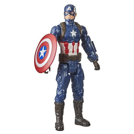 Marvel Avengers Titan Hero Series, figurine de collection Captain America de 30 cm, jouet pour enfants à partir de 4 ans