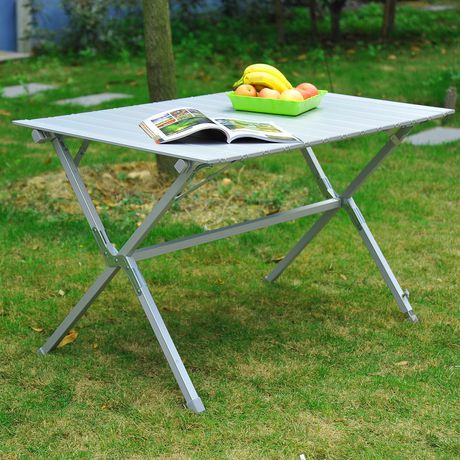 Outsunny Aluminum Portable Picnic Table | Walmart Canada