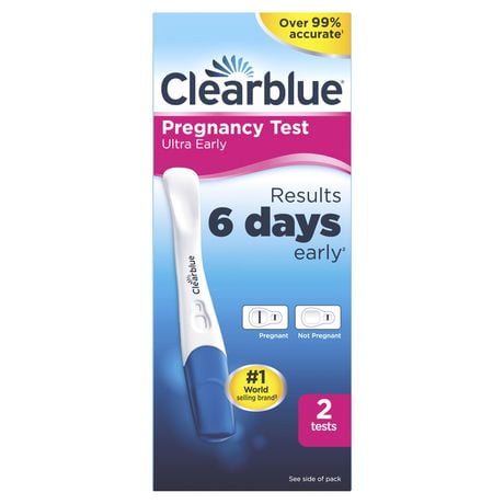 Clearblue Ultra Early Pregnancy Test Kit, Early Detection at Home Pregnancy Test, 2 count