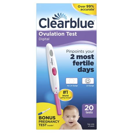 Kit de prévision de l’ovulation Clearblue® Digital, avec test d’ovulation à résultats numériques