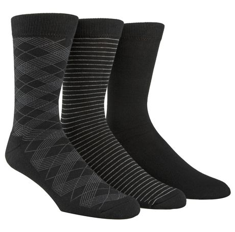 Happy Foot by Mcgregor Men's 3-Pair Plaid Crew Socks | Walmart Canada