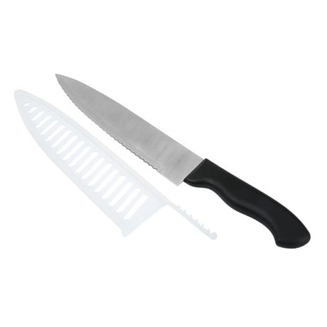 Mainstays Stainless Steel 8in Kitchen Chef Knife, MS Stainless Steel ...