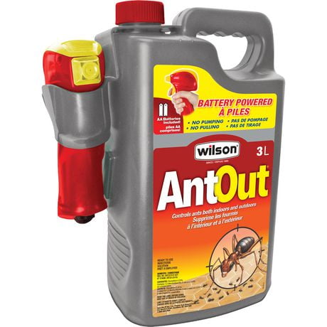 Insecticide AntOut® à piles 3L de Wilson® Spray fourmi 3L