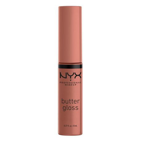 NYX Professional Makeup Butter Gloss, Lip Gloss, 8 mL, gloss, medium coverage