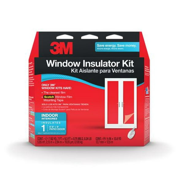 3M Canada Indoor Window Insulator Kit, Patio Door