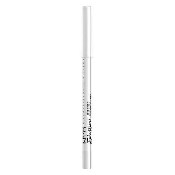 NYX PROFESSIONAL MAKEUP, Epic Wear, Liner sticks, Waterproof, Smudge proof, Easy glide application - PURE WHITE (Matte White), Waterproof Eyeliner