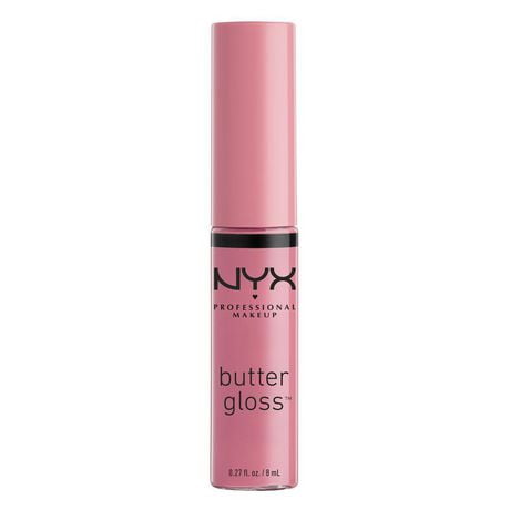 NYX Professional Makeup Gloss au Beurre, Brillant à Lèvres, 8 mL gloss, couvrance moyenne