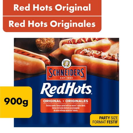 Saucisses fumées originales Red Hots Format festif Schneiders 24 Saucisses fumées, 900 g