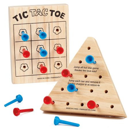 Perfect Solutions Classic Wooden Travel Games - Set of 2 | Walmart Canada