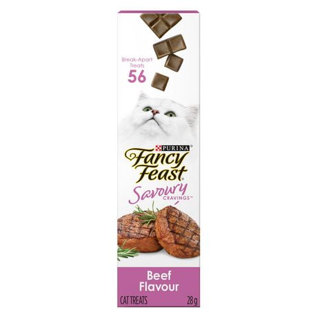 Fancy Feast Savoury Cravings Beef Flavour, Cat Treats 28 g, 28 g