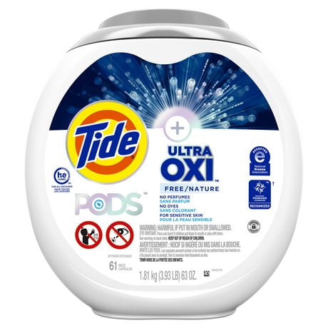 Tide Pods Ultra Oxi Free Laundry Detergent Pacs National Eczema Association And National