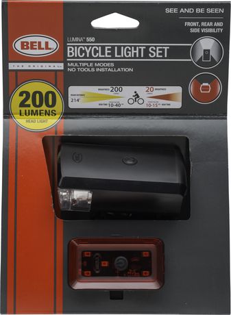 bell hi lumen rechargeable light set