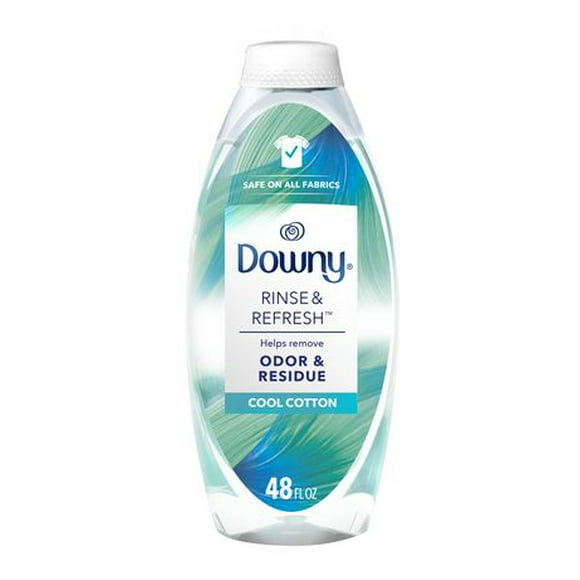 Downy RINSE & REFRESH Laundry Odor Remover and Fabric Softener, Cool Cotton, HE Compatible, 70 Loads, 1.41 L