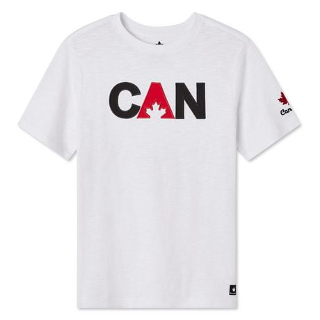 T-shirt avec imprimé graphique Canadiana collection non genrée pour enfants Tailles TP–TG
