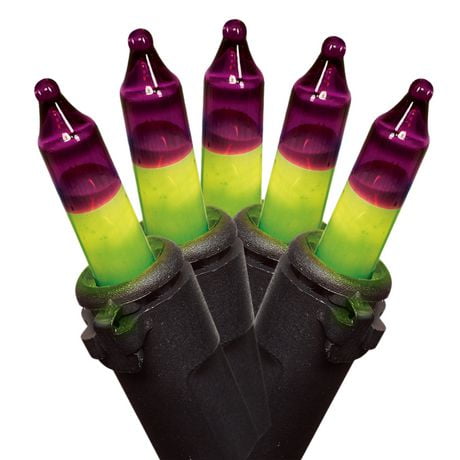 Two-Tone Purple/Green Decorative Mini String Light Walmart Canada