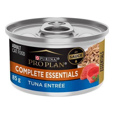 Purina Pro Plan Complete Essentials Entrée de Thon en Sauce, Nourriture Humide pour Chats 85 g