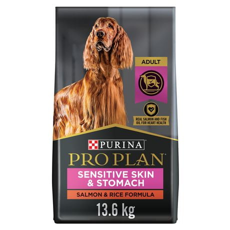 Purina Pro Plan Specialized Sensitive Skin & Stomach Salmon & Rice Formula, Dry Dog Food
