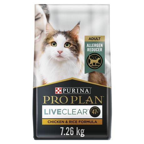 Purina Pro Plan Specialized LiveClear Chicken & Rice Formula, Dry Cat Food