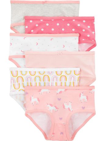 Fruit of the Loom Toddler Girls Training Pant Underwear, 3 Pack, Sizes  2T-3T 