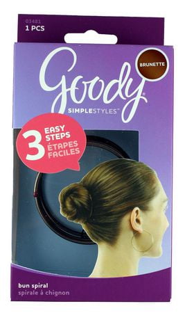 Goody Simple Styles Dark Hair Bun Spiral Assorted Color 1 Ct