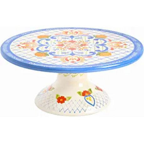Laurie Gates 12.2" Stoneware Cake Stand