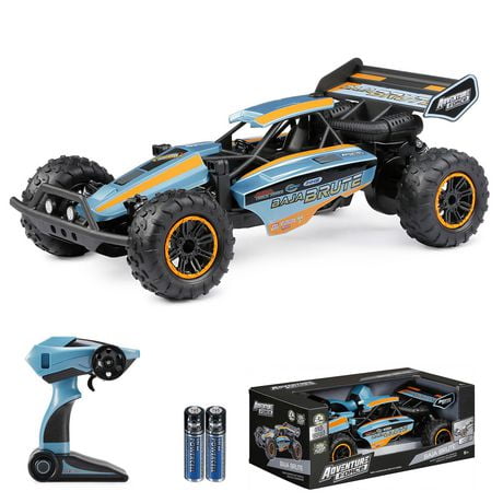 Adventure Force (1:8) Baja Brute Battery Remote Control Ice Blue Buggy, 60821U, AF 1:8 RC Baja Brute Buggy