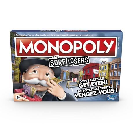 Monopoly For Sore Losers Board Game Multi