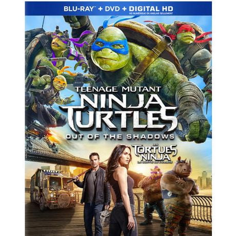 Teenage Mutant Ninja Turtles: Out Of The Shadows (Blu-ray + DVD ...