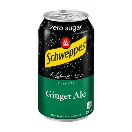 Schweppes Ginger Ale Zero Sugar, 12 x 355 mL cans | Walmart Canada