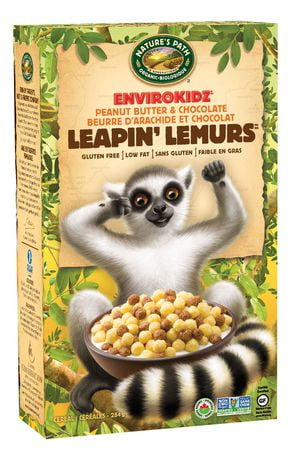 Nature's Path Envirokidz Gluten Free Leapin' Lemurs Peanut Butter and ...
