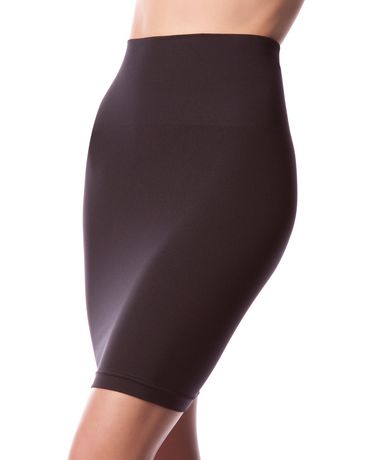 Buy online Black Poly Spandex Shaper Thighs Shapewear from