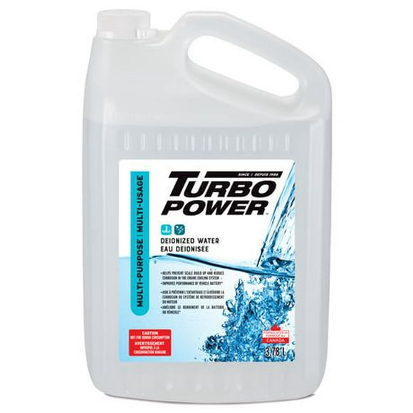 Turbo Power - Eau déionisée multi-usage 3,78 L
