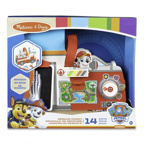 Melissa & Doug Paw Patrol Marshall's Wooden Rescue Caddy