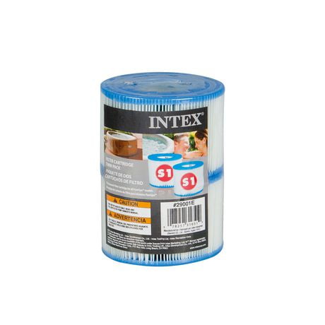 Remplacement de la cartouche de filtration INTEX, type S1 (Lot de 2)