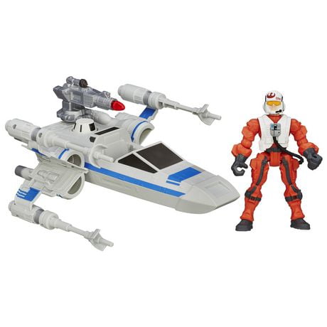 Star Wars HERO Mashers Episode Vii Resistance X-Wing And Resistance Pilot