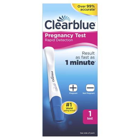 Clearblue Rapid Detection Pregnancy Test Kit, Home Pregnancy Test, 1 Test