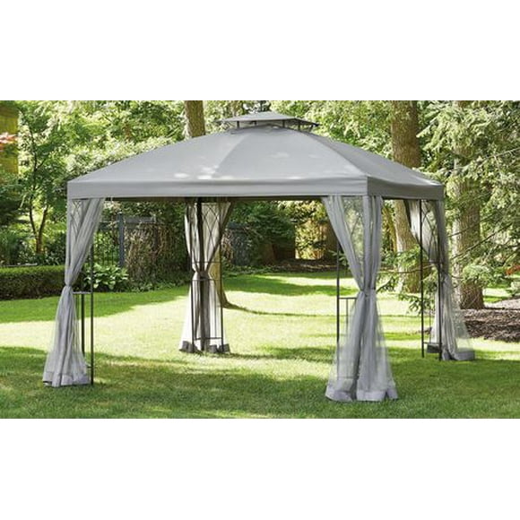 hometrends 10 ft. x 10 ft. Soft Top Gazebo, Weather-resistant canopy