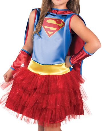 Tween Girl Costume Supergirl