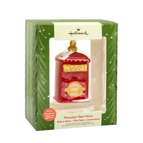 Hallmark New Home 2017 Ceramic Mailbox Christmas Tree 