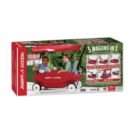 Radio Flyer Wagon Familiale de Luxe 